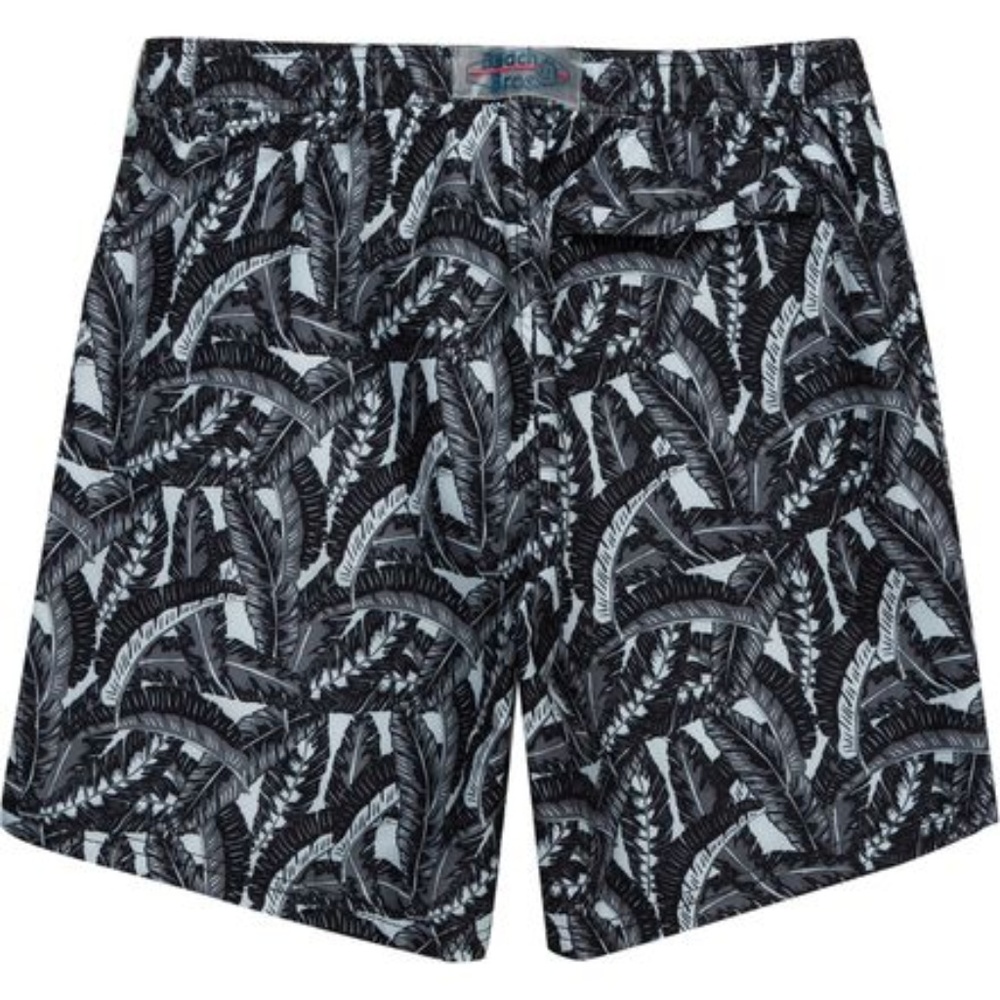 Beach Bros Men's Banana Leaf Swim Trunks